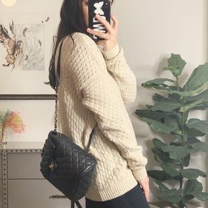 vince ivory vneck sweater